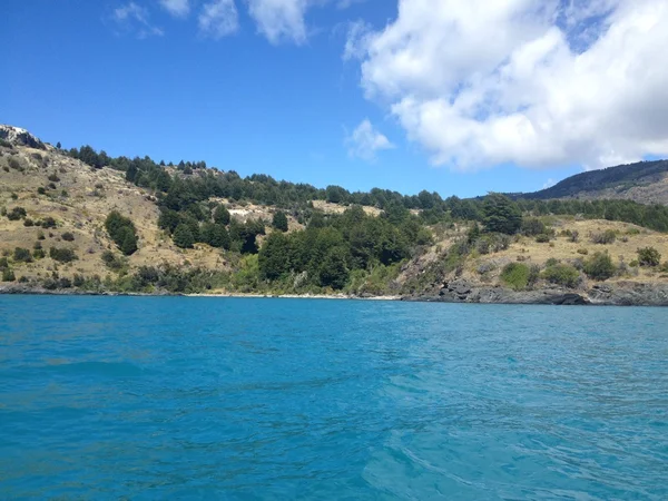 Carrera lake - puerto marmol — Stockfoto