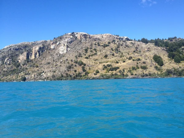 Carrera lake- puerto marmol — Stok Foto