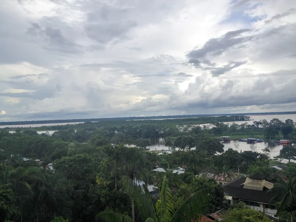 Amazonas Fluss Und Leben — Stockfoto