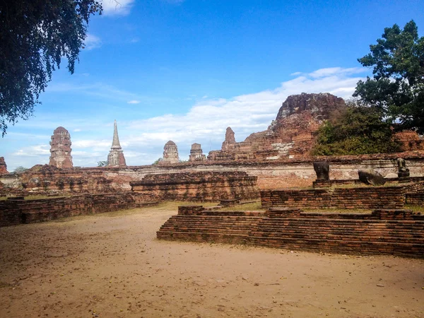 Ayutthaya Chrámy Životní Styl Thaiand — Stock fotografie