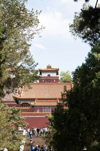 Templo chinês tradicional fechar — Fotografia de Stock