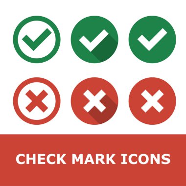 onay işareti kümesi