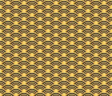 Balık-ölçekler Seamless modeli. Oryantal geleneksel süsleme. 