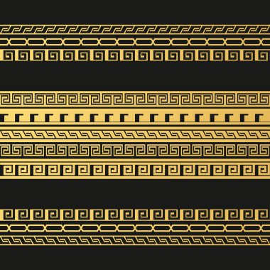 Yunanca anahtar desen arka plan. Vektör.yunan fret meander. Vintage