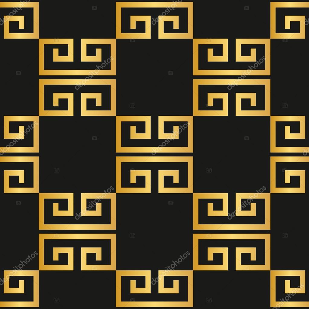 Greek key pattern background. Vector.greek fret meander. vintage