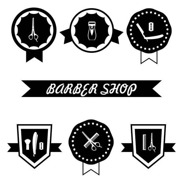 Fryzura Barber shop zestaw — Wektor stockowy