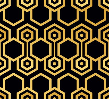 Dikişsiz altıgen desen arka plan