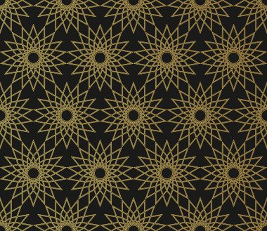 Art deco sorunsuz duvar kağıdı deseni