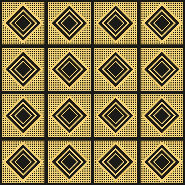 Art Deco vintage behang patroon. Geometrische decoratief patroon — Stockvector