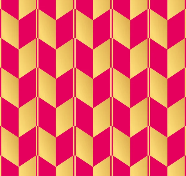 Moderno modello di carta da parati dorata senza cuciture. Decorativo geometrico p — Vettoriale Stock