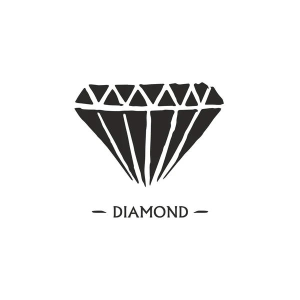 Diamant Logo Design — Stockvektor