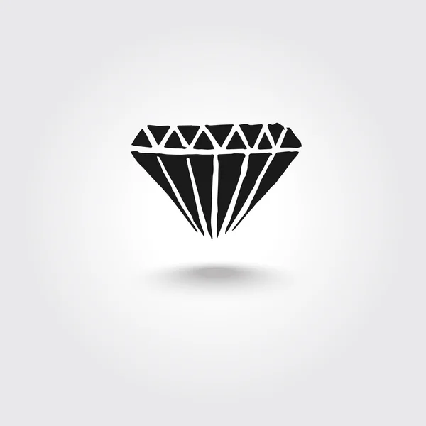 Diamant Logo Design. — Stockvektor