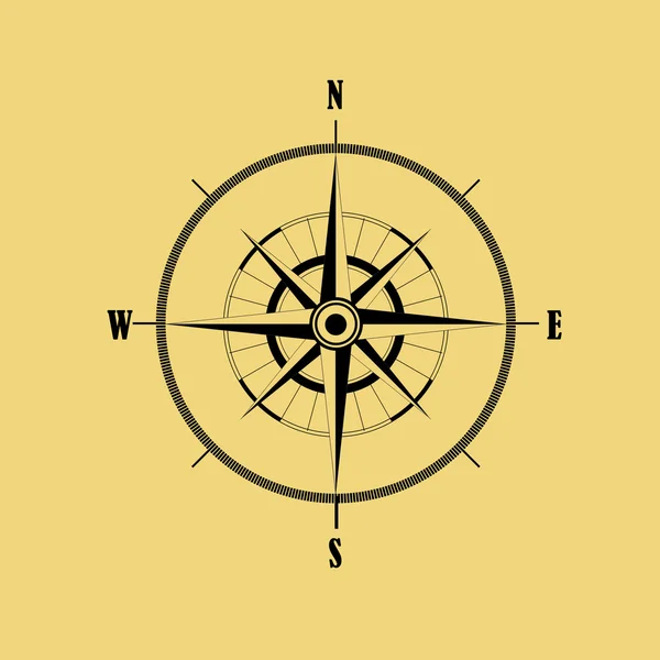 Vento rosa compass.Vector — Vetor de Stock