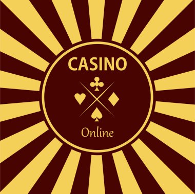 Casino tasarım öğeleri simgeler vektör. Casino Oyunları. C oynayan as