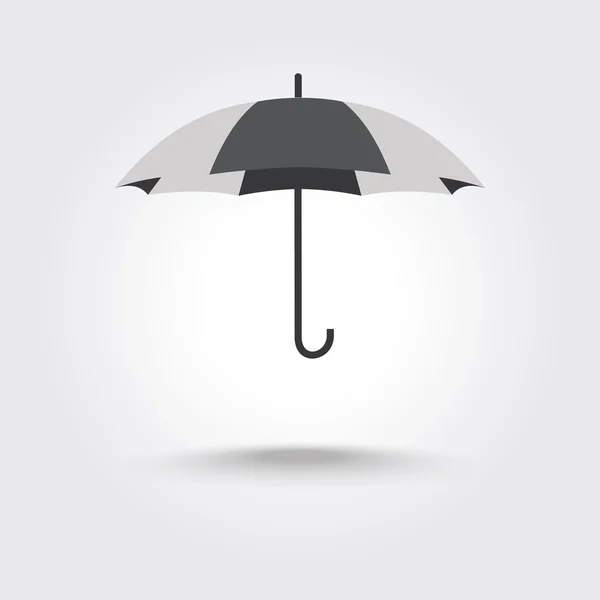 Icono de paraguas, ilustración vectorial. Diseño plano style.Umbrella s — Vector de stock