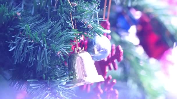 Décoration sur arbre de Noël — Video