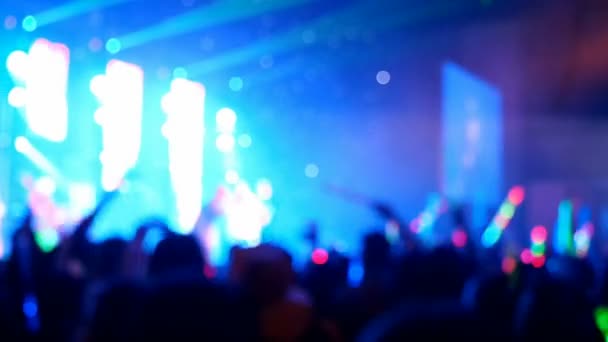 Foule de concerts dans la salle — Video