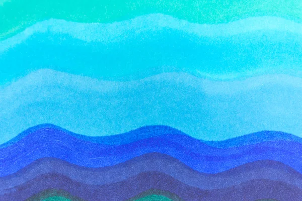 Blue gradient wave background. Light marker texture.