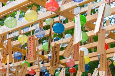 Kawagoe Hikawa tapınak rüzgar ahenge Festivali