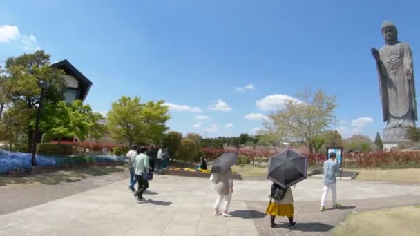 Tokyo Japon Avril 2019 Les Gens Promènent Dans Célèbre Région — Video