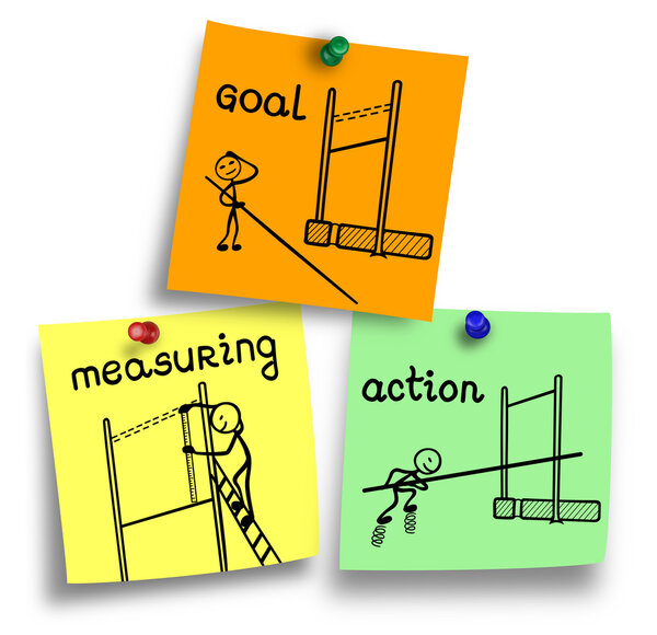 Управление как функция менеджера на цветных нотах
.