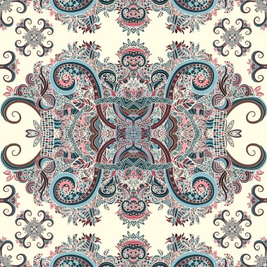 Boho süsleme, doku. Etnik süs çiçek. Soyut çiçek bitki doğal Seamless modeli. Vintage dekoratif öğeler. Hippi, Hint, fantezi, Osmanlı motifleri. Tekstil baskı, kumaş tasarımı