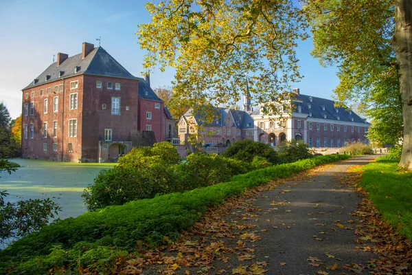 Castillo Agua Wissen Weeze Alemania —  Fotos de Stock