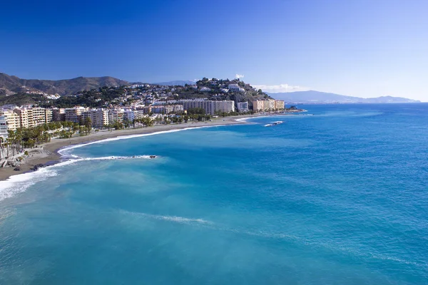 Playa De La Caletilla, Almunecar,アンダルシア,スペイン ロイヤリティフリーのストック写真