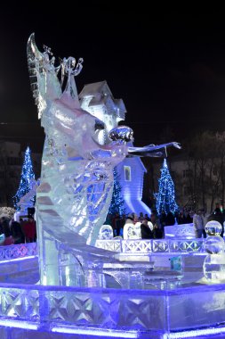 Buz heykeller Yekaterinburg City, 2016 beldesi