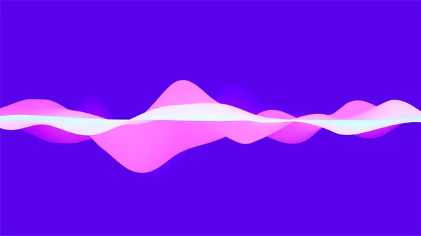 Fondo vectorial abstracto de las ondas. Efecto dinámico — Archivo Imágenes Vectoriales