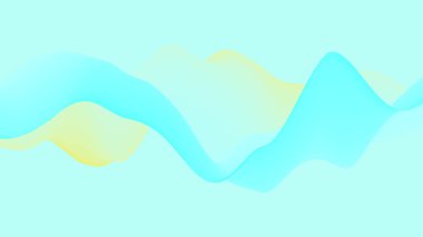 Modern gradyan renklere sahip soyut dalgalı arkaplan