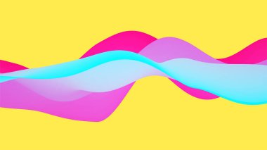 Modern gradyan renklere sahip soyut dalgalı arkaplan