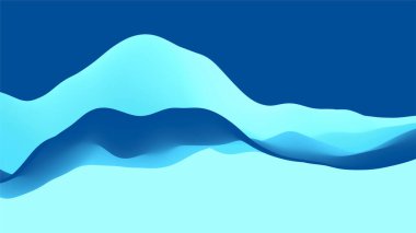 Modern gradyan renklere sahip soyut dalgalı arkaplan