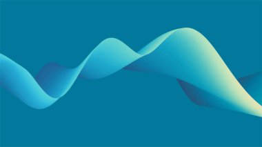 Modern gradyan renklere sahip soyut dalgalı arkaplan