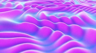 Yumuşak yüzeyin renkli menekşe ve mavi eğimli dalgaları