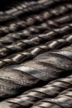 Beton ya da taş delmek için matkap uçları. Metal iş endüstrisi.