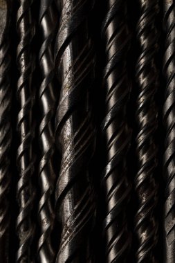 Beton ya da taş delmek için matkap uçları. Metal iş endüstrisi.