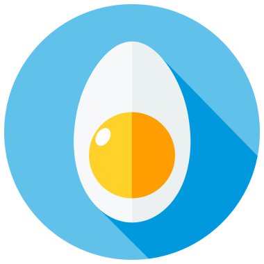 düz vektör yumurta