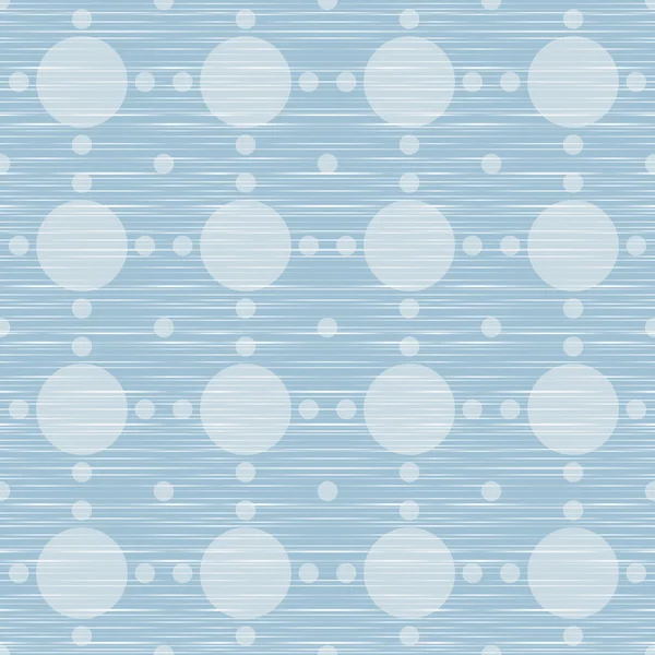 Abstract retro polka dot geometric seamless pattern background  with a fabric effect texture — Stock Vector