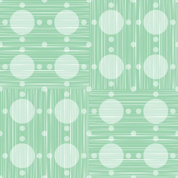 Abstracte retro polka dot geometrische patroon van naadloze achtergrond met een patroon van weefsel effect — Stockvector