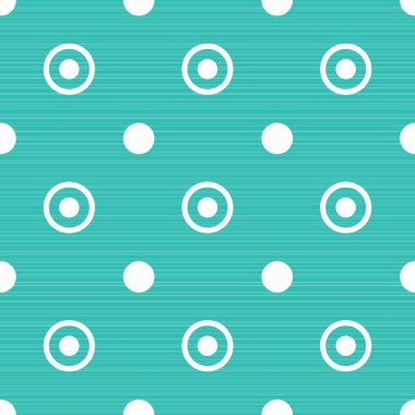 Retro polka dot geometrik Dikişsiz desen arka plan bir kumaş etkisi doku ile 