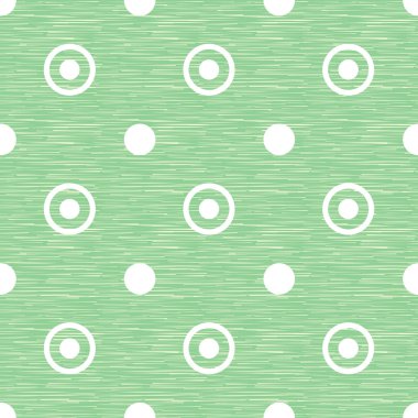 Retro polka dot geometrik Dikişsiz desen arka plan bir kumaş etkisi doku ile 