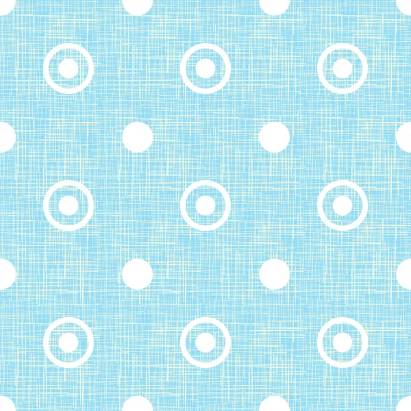 Abstracte retro polka dot geometrische patroon van naadloze achtergrond met een patroon van weefsel effect — Stockvector