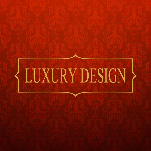 Luxury vintage ornamental Background — Stock Vector