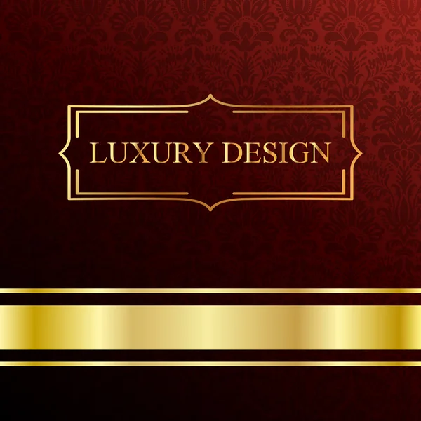 Vintage luxury background template — Stock Vector