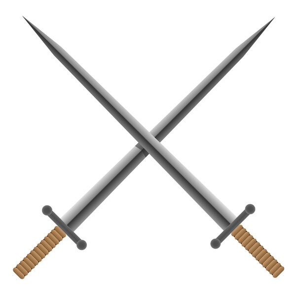 two crossed swords