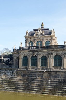 Dresden şehrindeki saray.