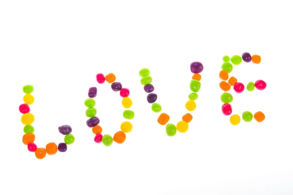 Declaração de amor de doces do Dia de Valentim — Fotografia de Stock