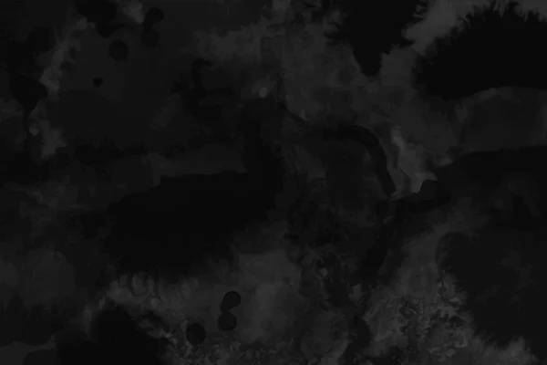 水彩的黑色纹理和背景 — 图库矢量图片