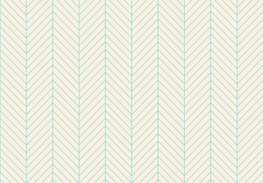 Sorunsuz soyut klasik zigzag deseni. Bej renkli bir arka plan turkuaz hatta. Vektör çizim.